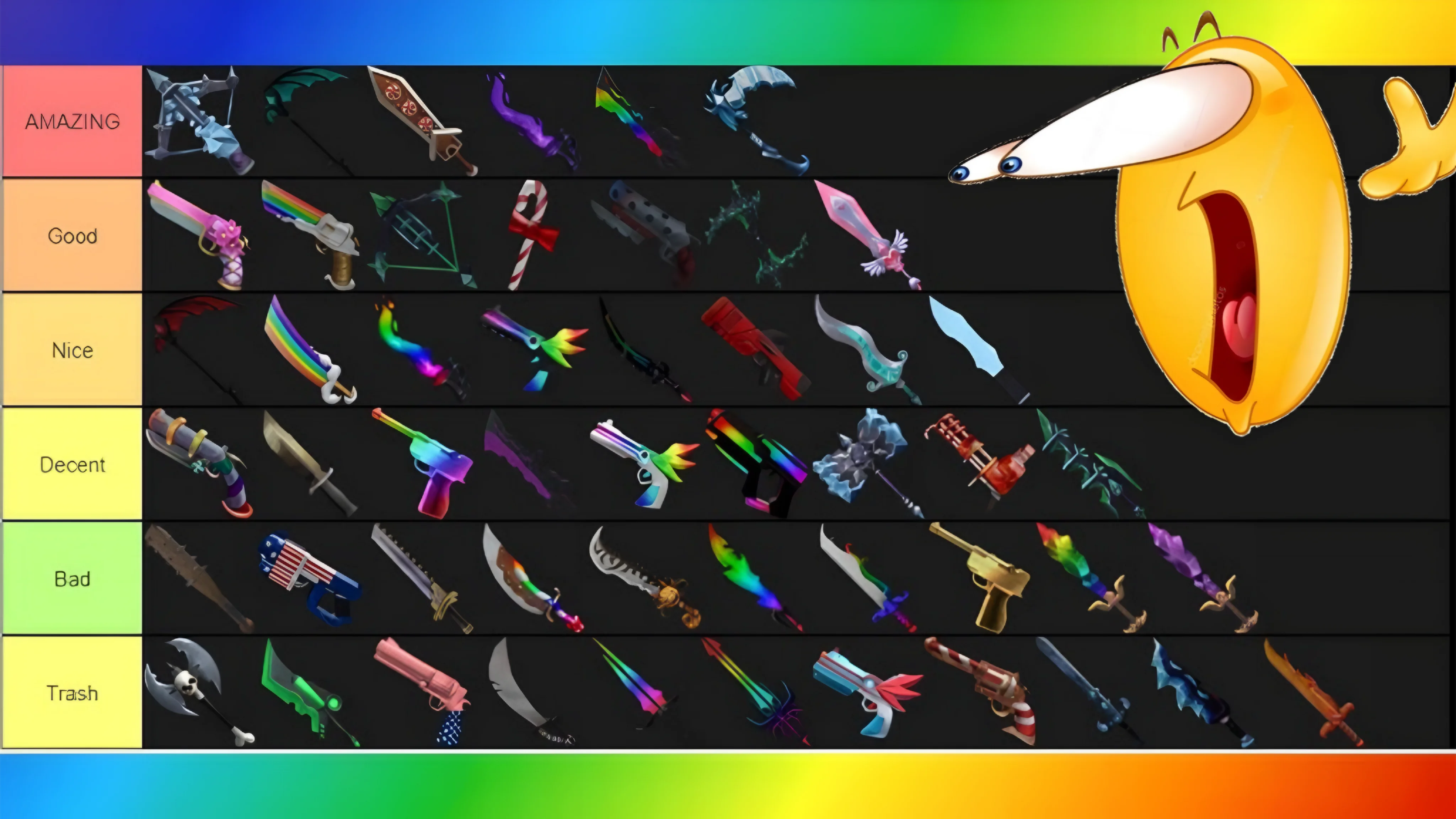 MM2 Godly Weapons List – Complete Murder Mystery 2 Godly Value Guide (2026) Roblox game screenshot